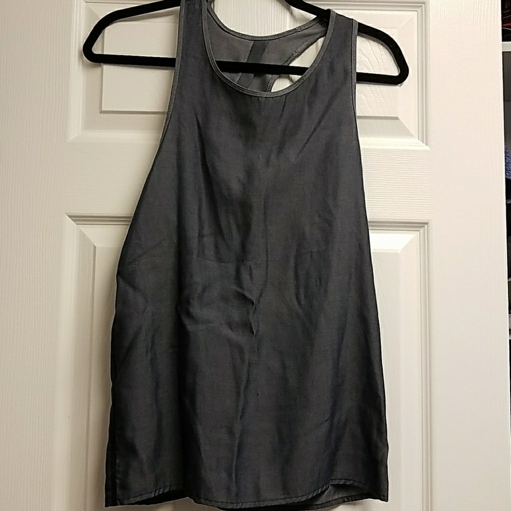 Lululemon All Tied Up Tank in Deep Navy Tencel